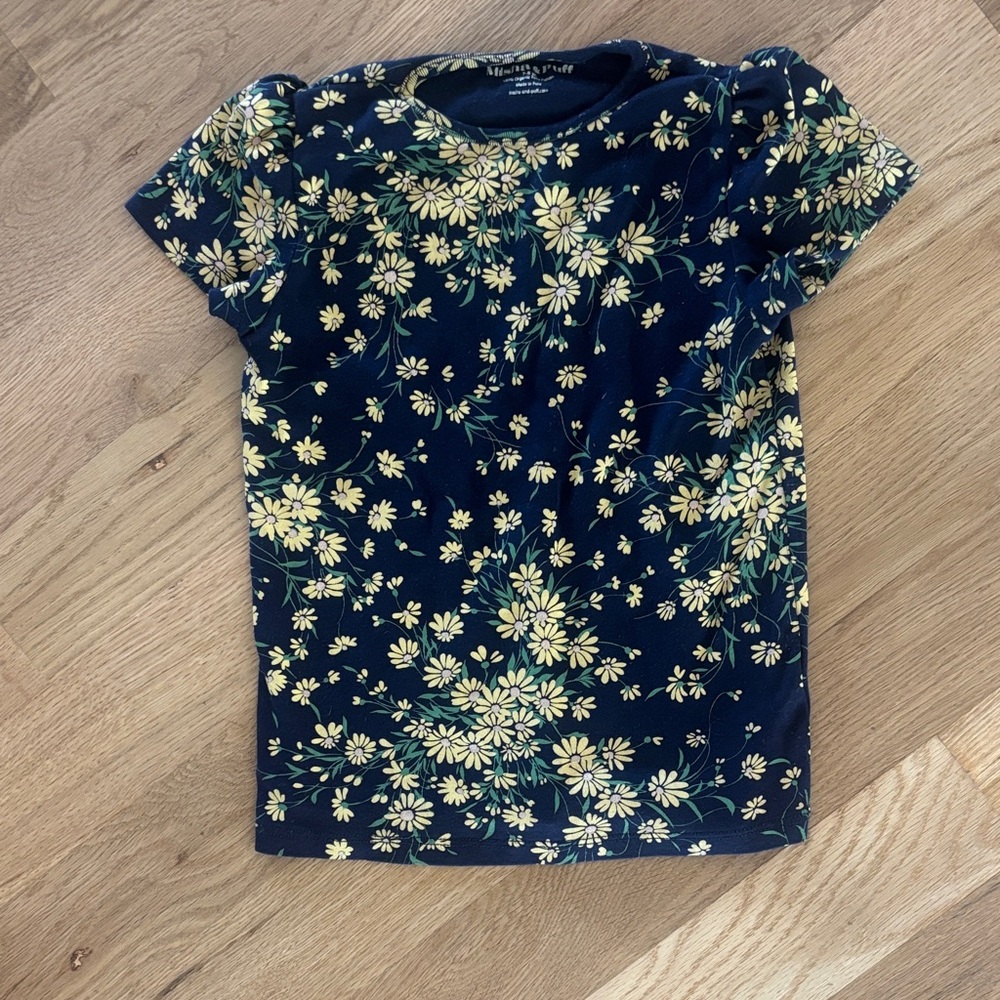 Misha And Puff floral cotton tee